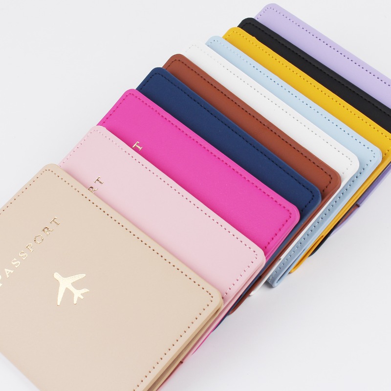 Tech Accessories Travel - 1 adet PU deri uçak pasaport
