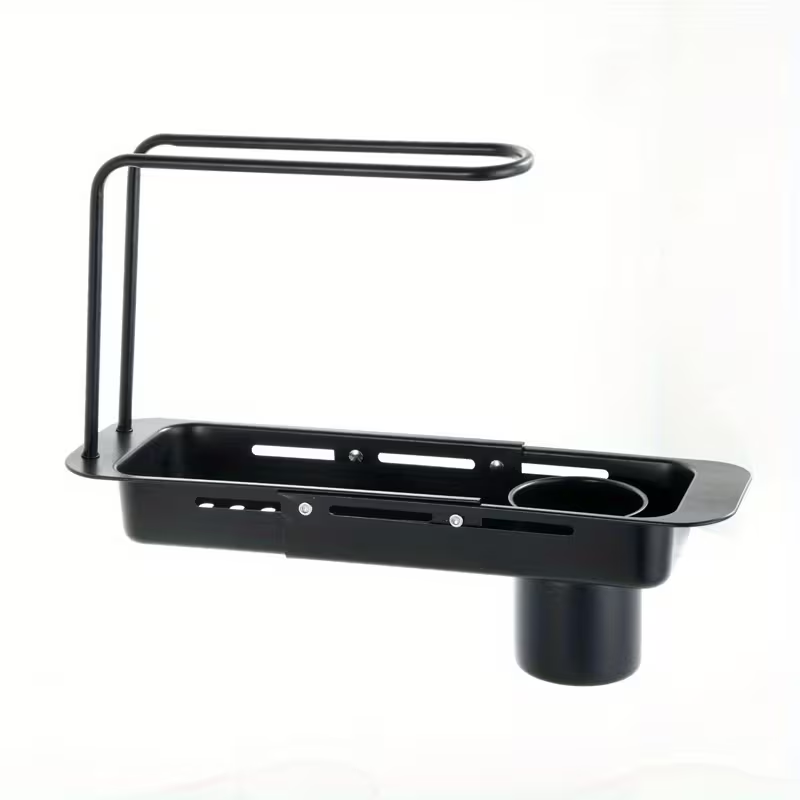 Tech Accessories Organizer - Şık Tasarım, Genişletilebilir Paslanmaz Çelik Mutfak