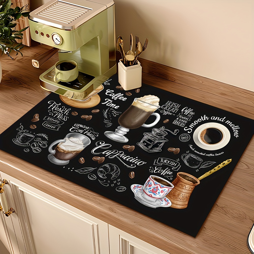 Tech Deck Accessories - VIKAMA Vintage Kahve Makinesi Matı Emici,