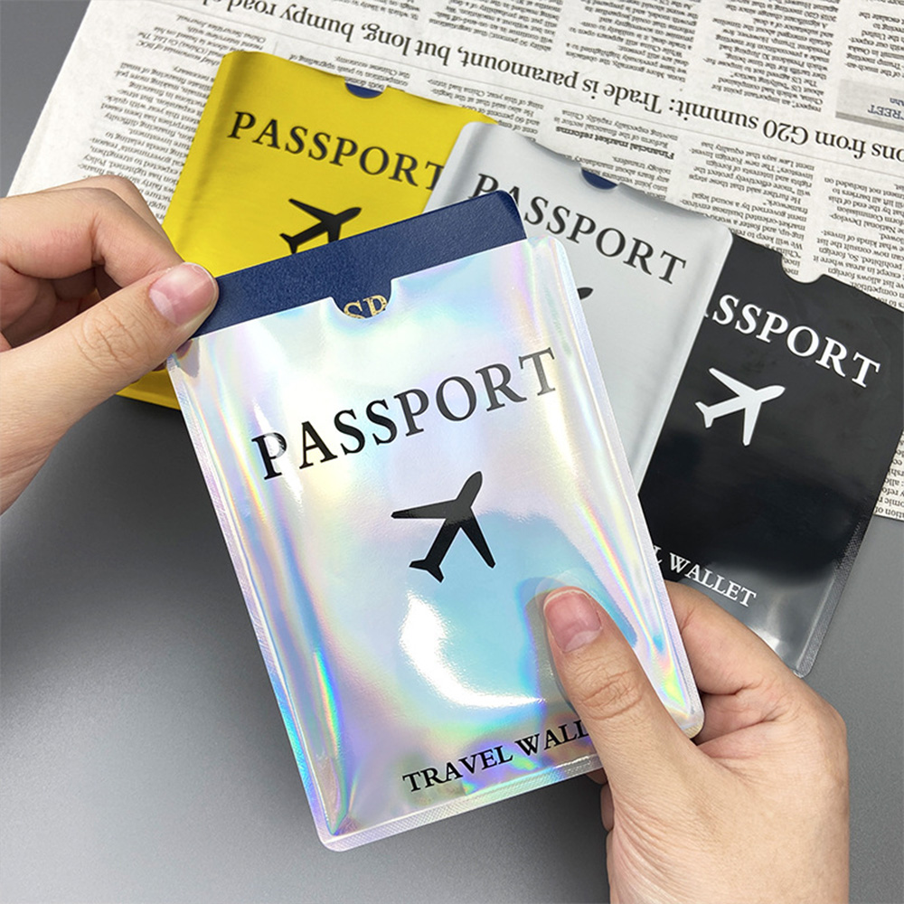 Tech Accessories For Travel - Alüminyum folyo pasaport koruyucu kılıfı, anti-manyetik