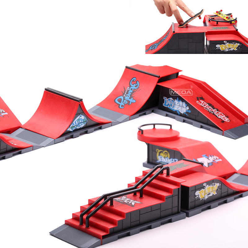 Tech Deck Accessories - Profesyonel Parmak Kaykay DIY Paten Parkı
