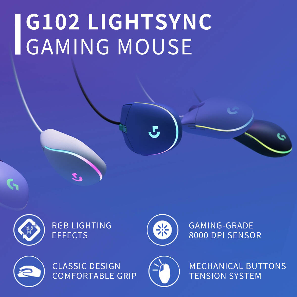 G102 Orijinal Logitech G203 Pr - Logitech Mouse G203 incelemesi ve fiyatı