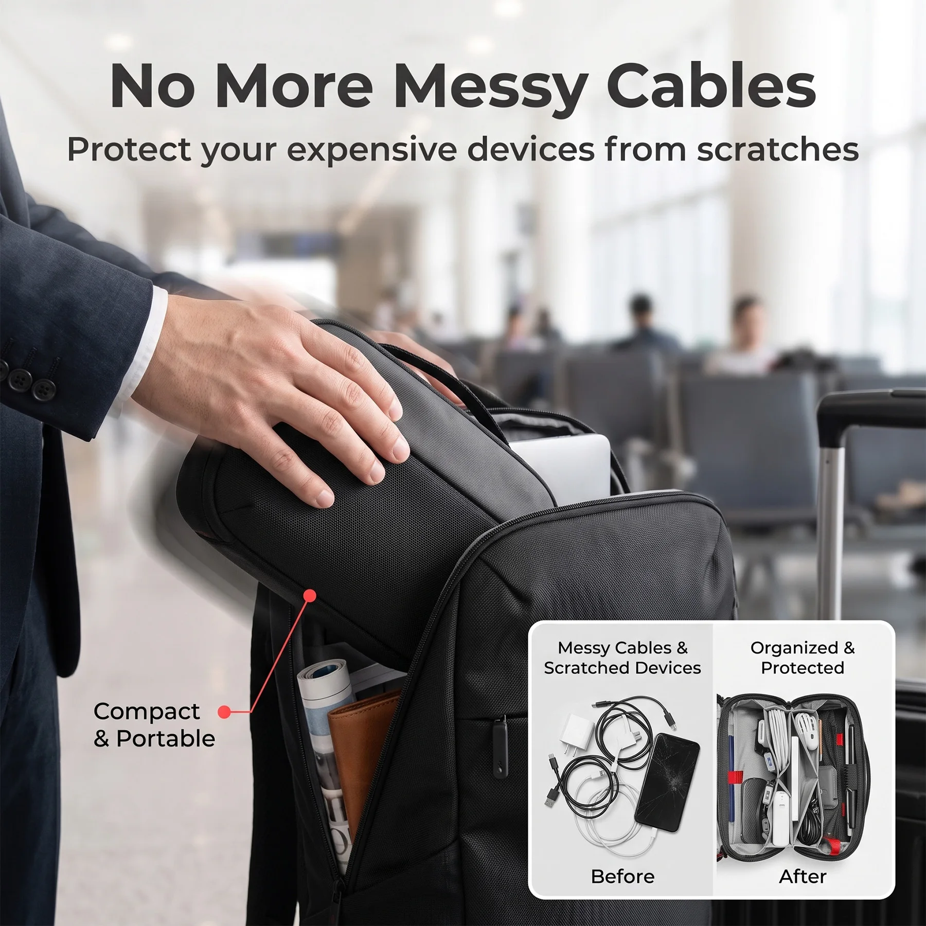 Seyahat Teknolojisi Düzenleyic - Tech Accessories Travel Case incelemesi ve fiyatı