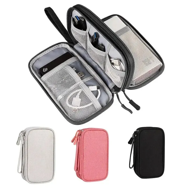 1 adet gri/siyah/pembe/laciver - Cable Organizer Bag incelemesi ve fiyatı
