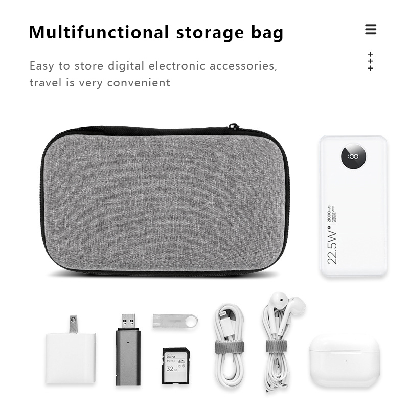 Mini Taşınabilir EVA Saklama Ç - Cable Organizer Bag incelemesi ve fiyatı