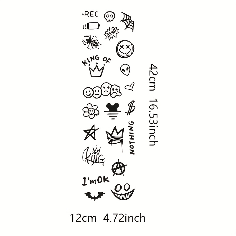 1 set Graffiti Animasyon Basit - Tech Accessories Bag incelemesi ve fiyatı