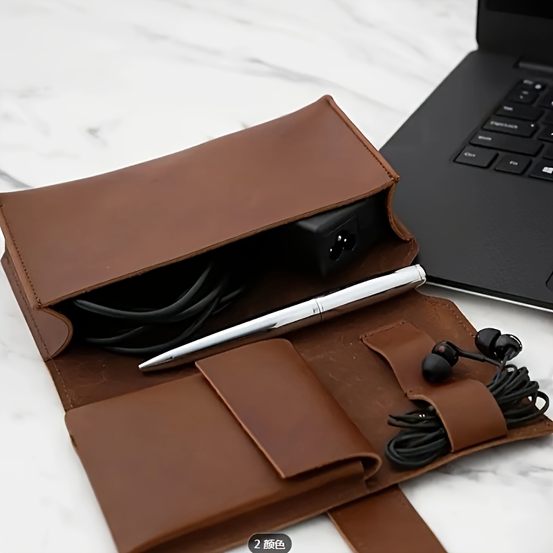 1 adet PU Deri Çok Bölmeli Org - Tech Accessories Travel Case incelemesi ve fiyatı
