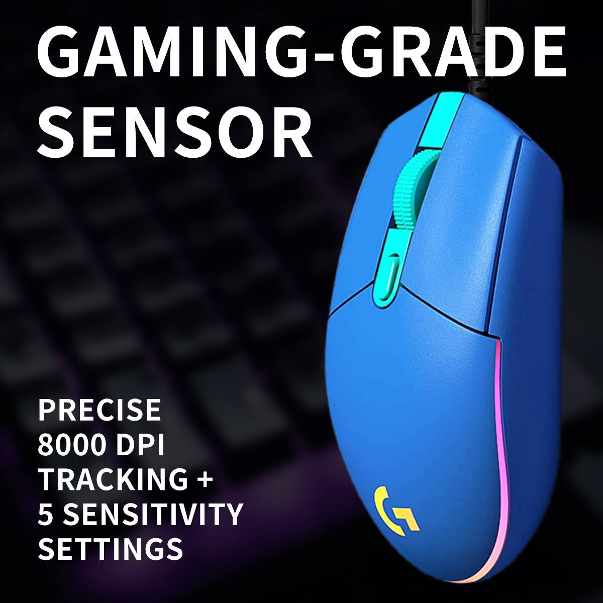 Logitech G203 Prodigy RGB Kabl - Logitech Mouse G203 incelemesi ve fiyatı