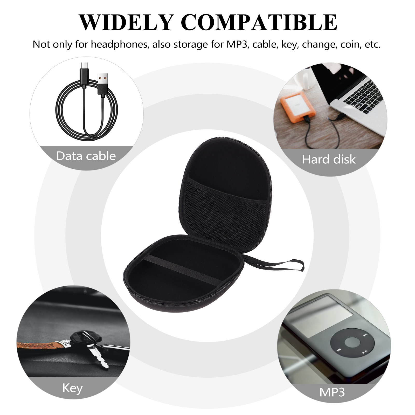 1 Adet Kulaklık Kılıfı Taşınab - Cable Organizer Bag incelemesi ve fiyatı