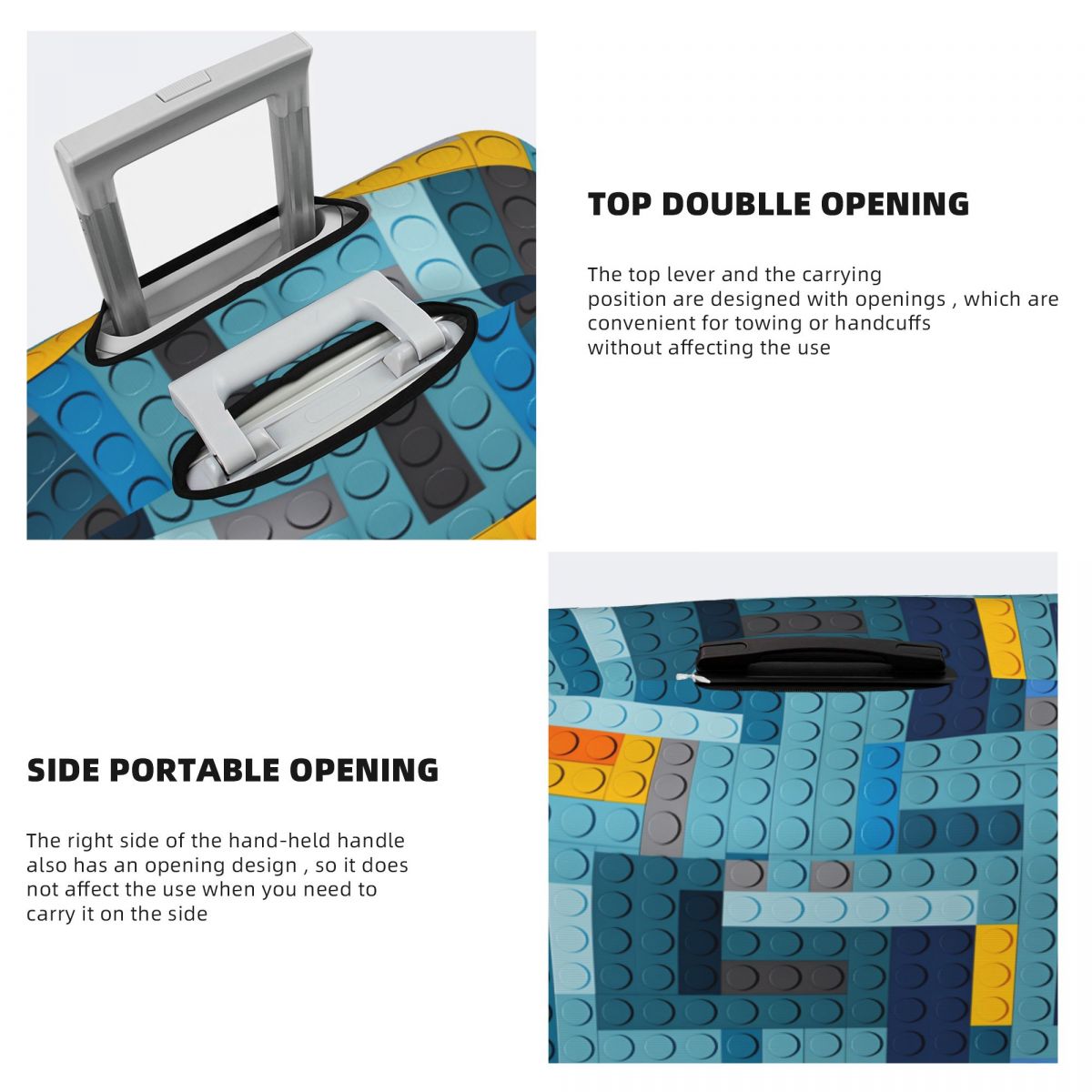 Blue Tech Pixel Yapı Taşları D - Tech Accessories Travel Case incelemesi ve fiyatı